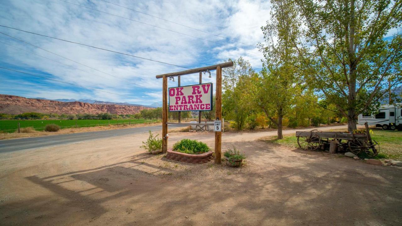 FunStays Glamping Setup Tent in RV Park #4 OK-T4 Moab Exterior foto